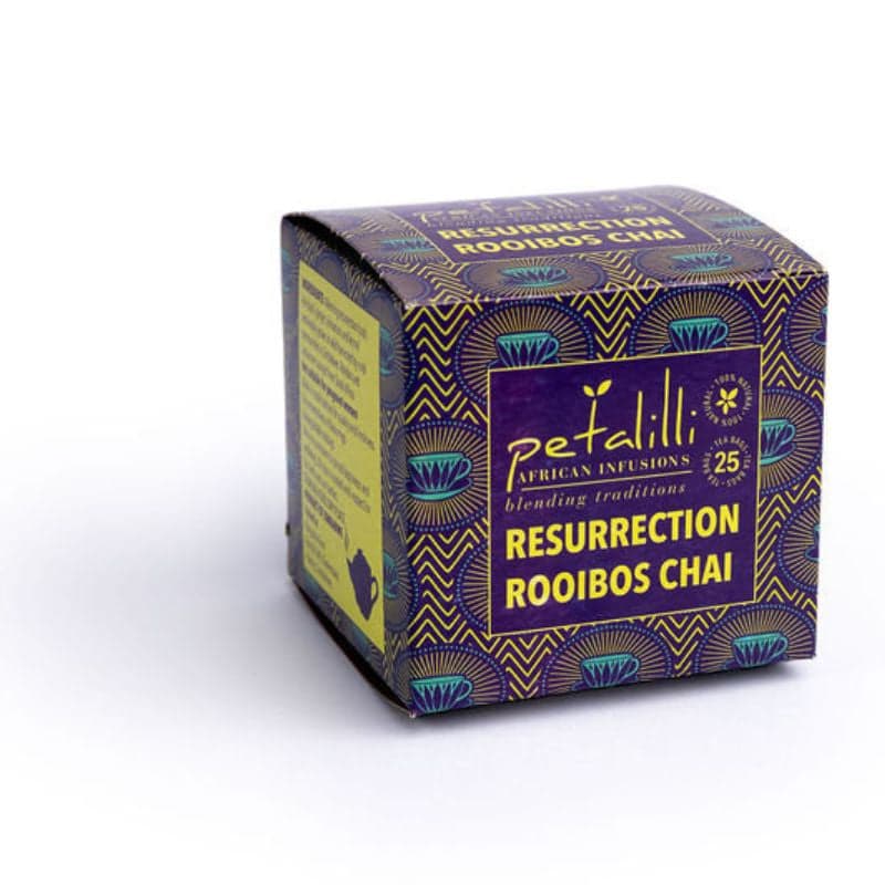 Resurrection Rooibos Chai tea box